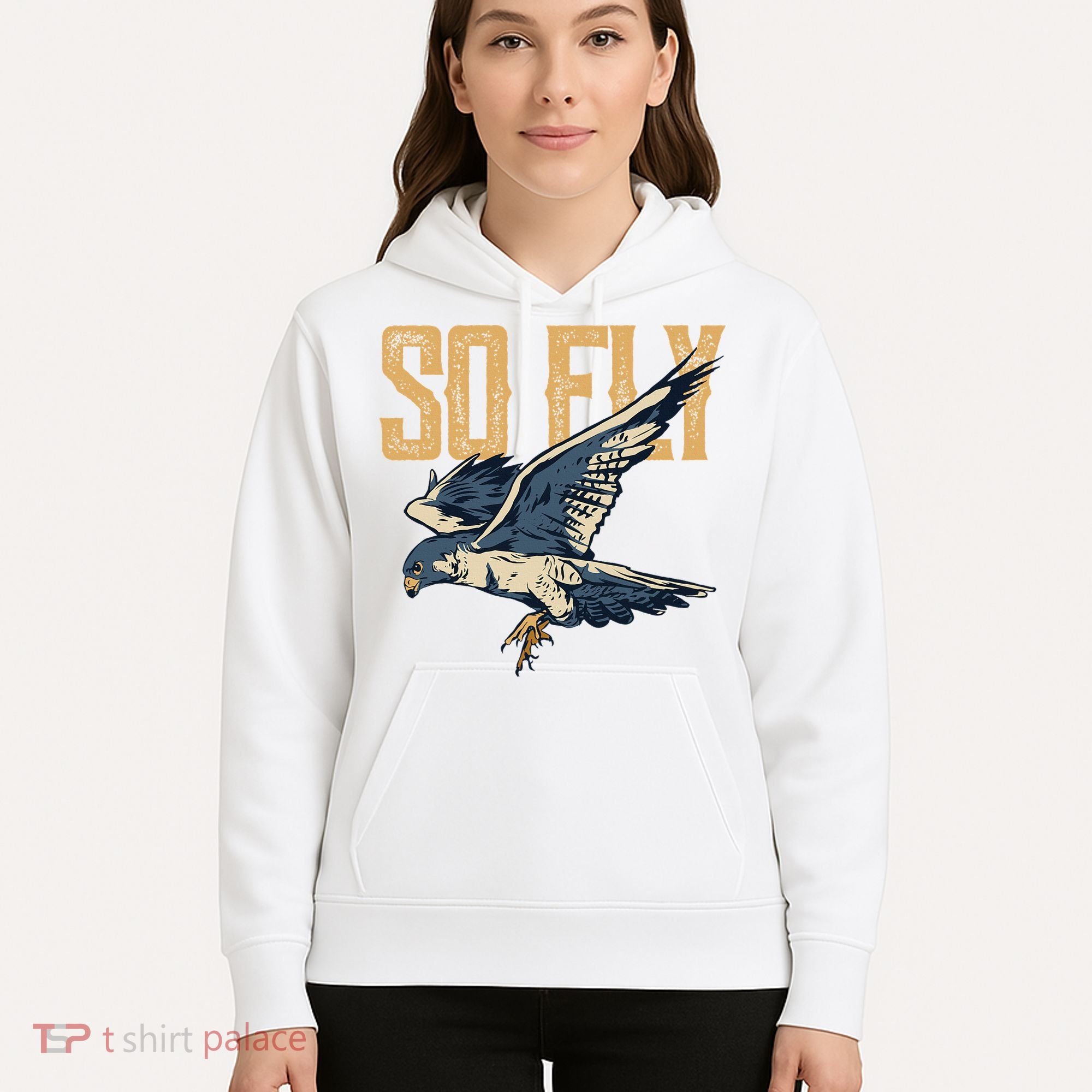 So Fly Peregrine Falcon Birding Ornithologists Hoodie