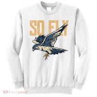 So Fly Peregrine Falcon Birding Ornithologists Sweatshirt thumb 0