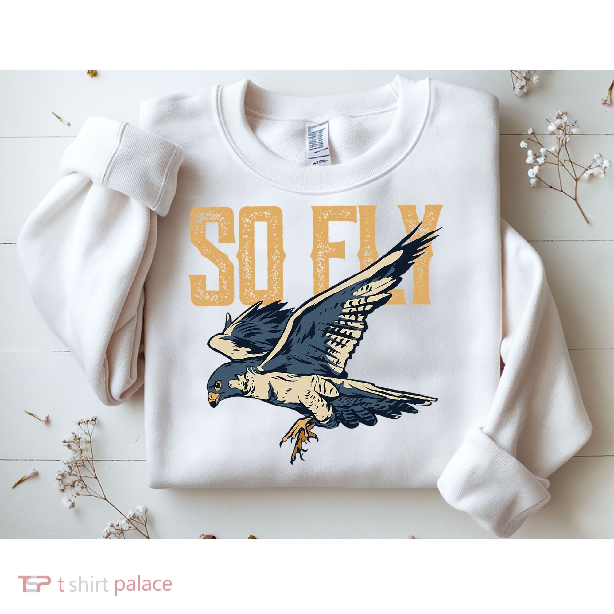 So Fly Peregrine Falcon Birding Ornithologists Sweatshirt