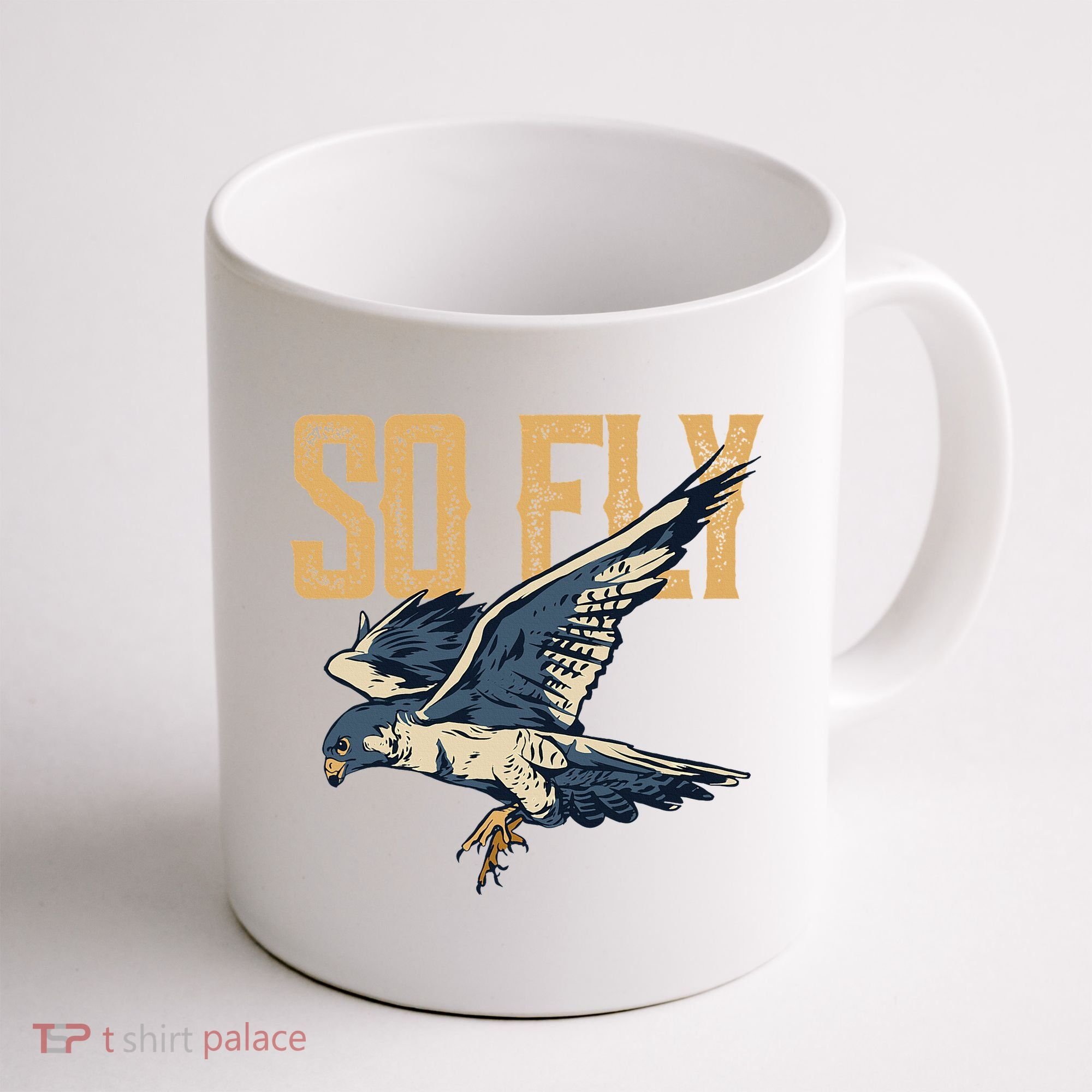 So Fly Peregrine Falcon Birding Ornithologists Coffee Mug