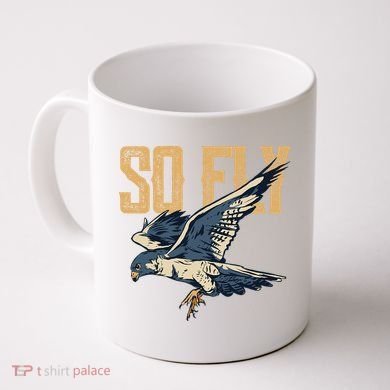 So Fly Peregrine Falcon Birding Ornithologists Coffee Mug