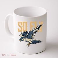 So Fly Peregrine Falcon Birding Ornithologists Coffee Mug thumb 0