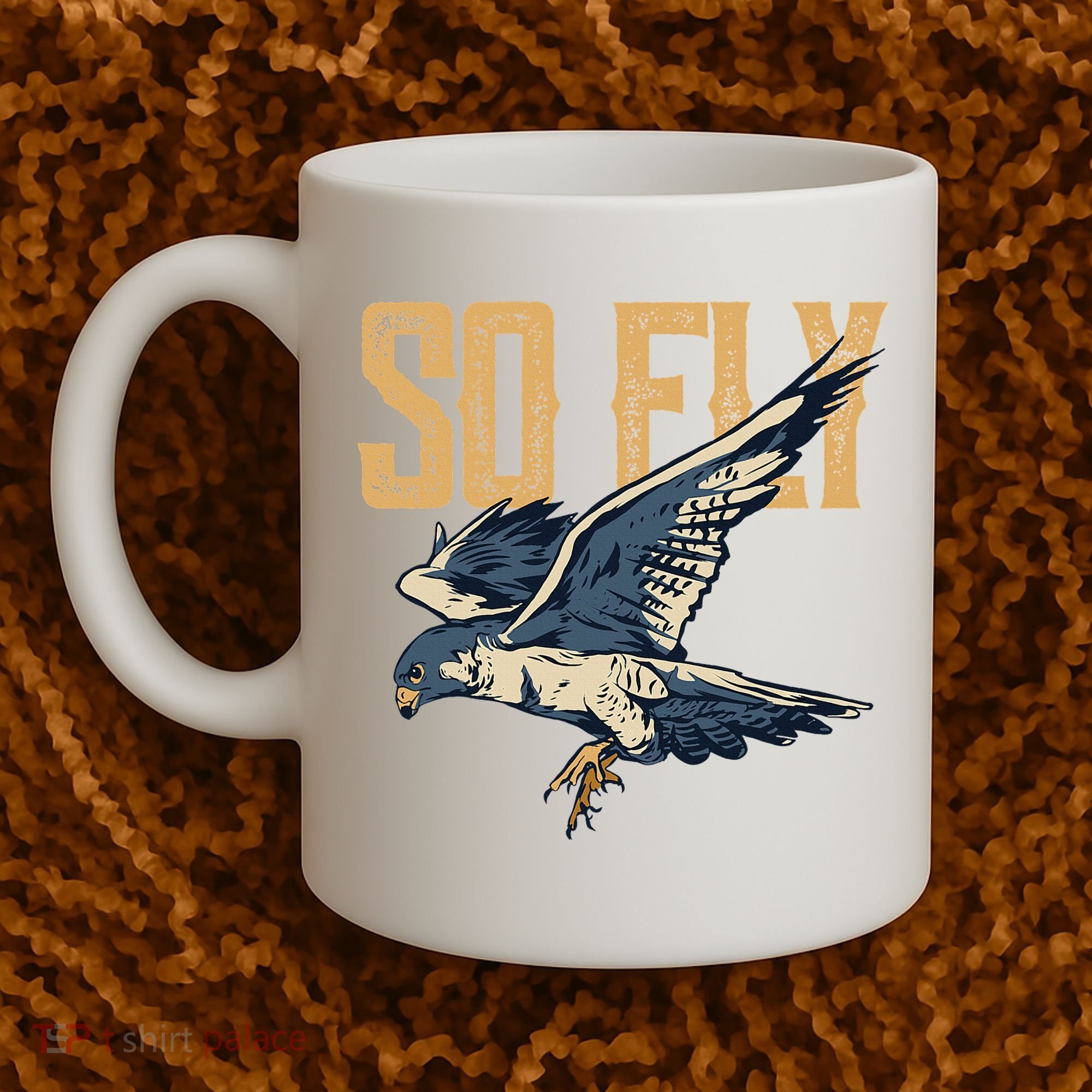 So Fly Peregrine Falcon Birding Ornithologists Coffee Mug