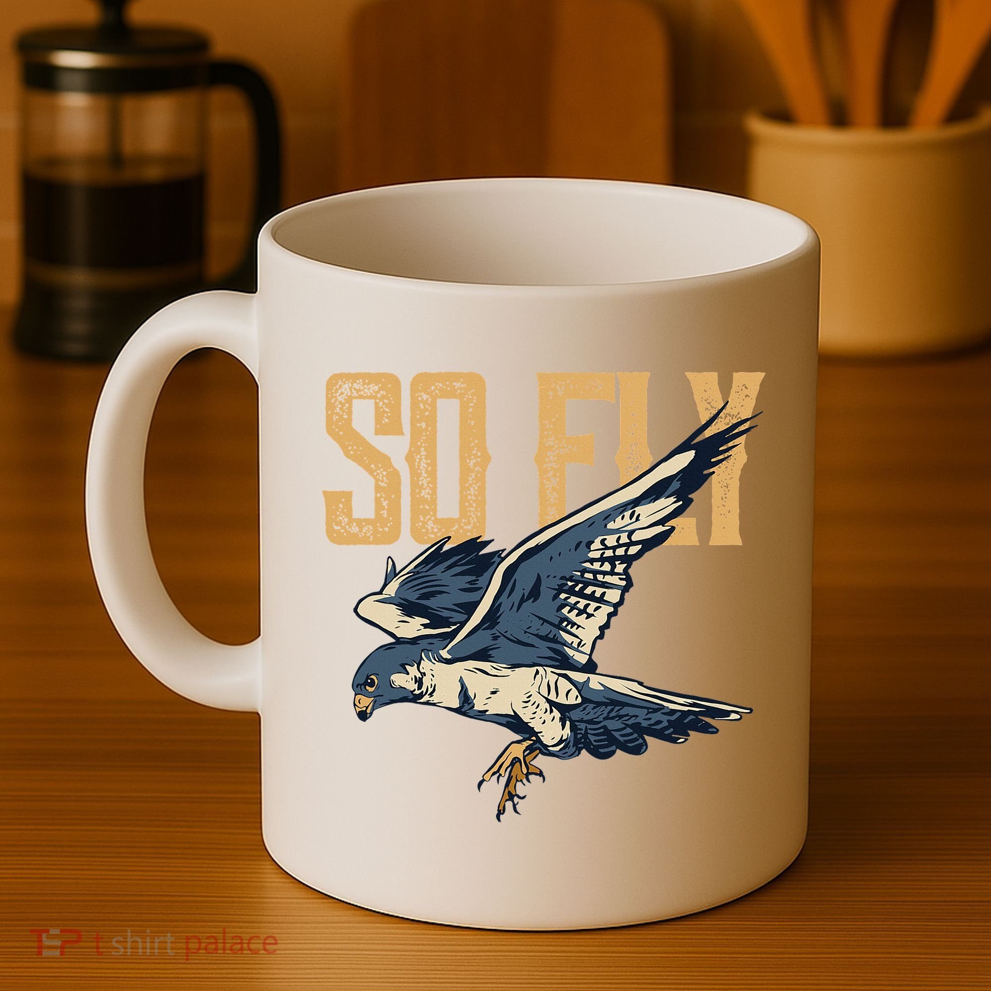 So Fly Peregrine Falcon Birding Ornithologists Coffee Mug