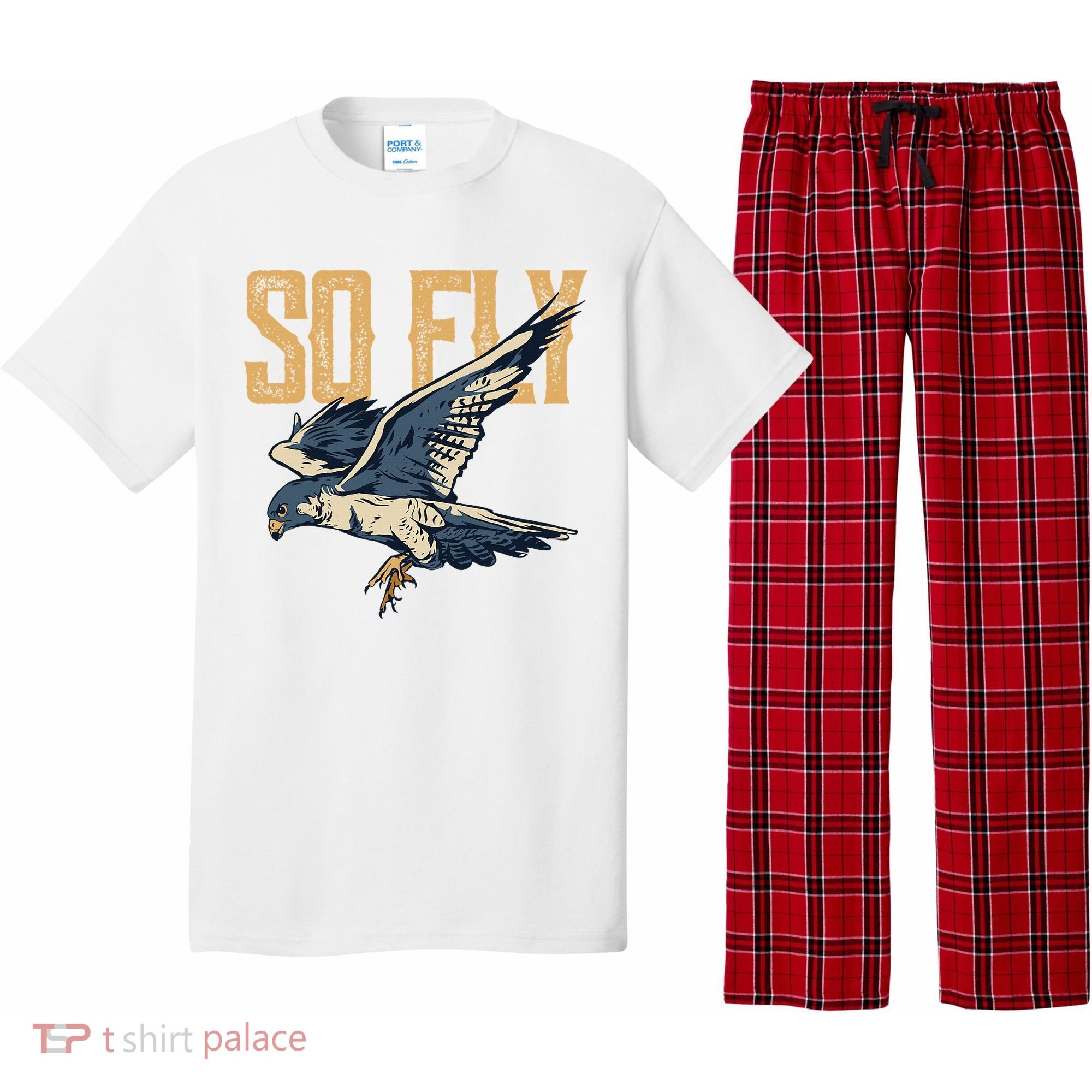 So Fly Peregrine Falcon Birding Ornithologists Pajama Set