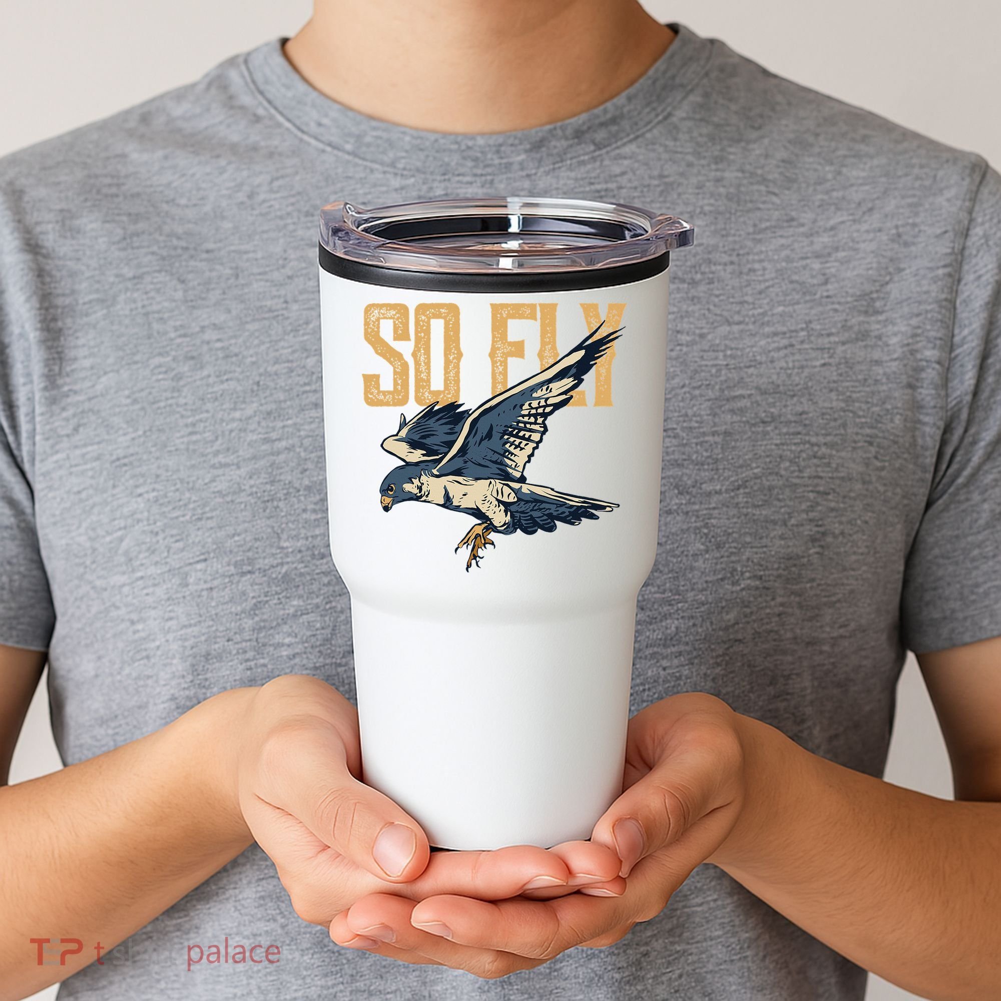 So Fly Peregrine Falcon Birding Ornithologists Tumbler