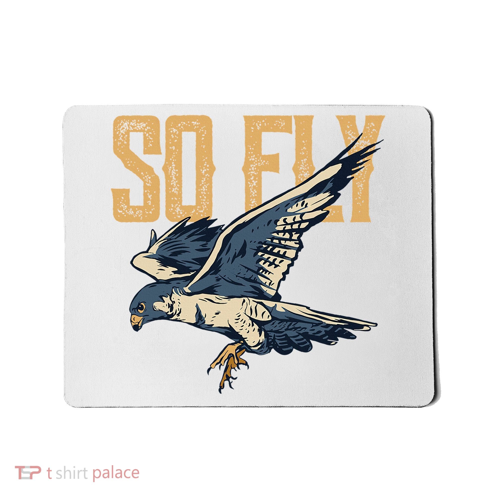 So Fly Peregrine Falcon Birding Ornithologists Mousepad