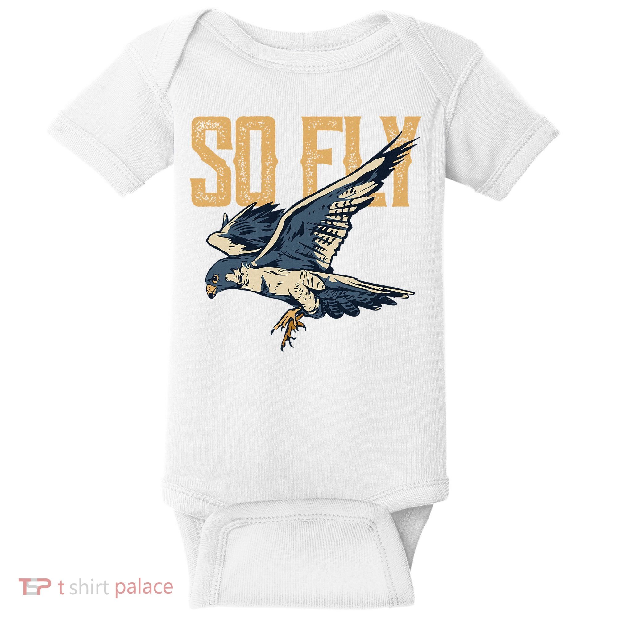 So Fly Peregrine Falcon Birding Ornithologists Baby Bodysuit