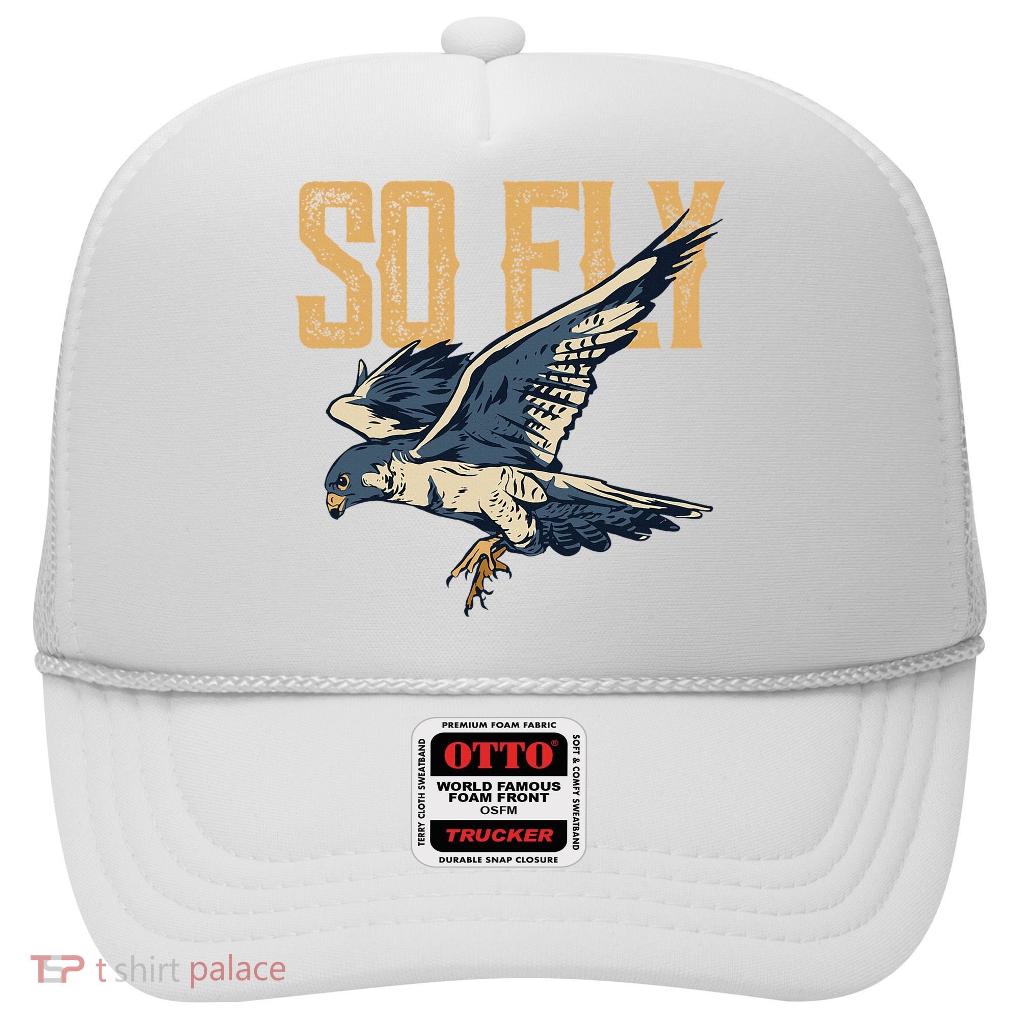 So Fly Peregrine Falcon Birding Ornithologists Hat