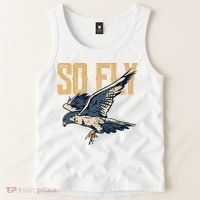 So Fly Peregrine Falcon Birding Ornithologists Tank Top thumb 2