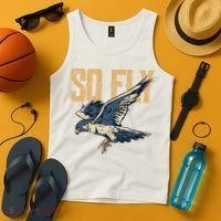 So Fly Peregrine Falcon Birding Ornithologists Tank Top thumb 4