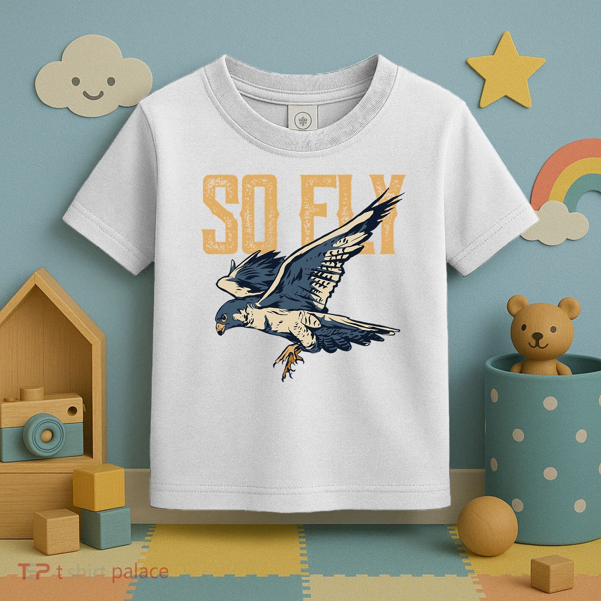 So Fly Peregrine Falcon Birding Ornithologists Toddler T-Shirt