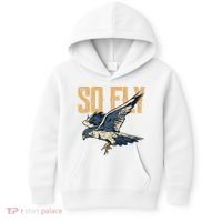 So Fly Peregrine Falcon Birding Ornithologists Kids Hoodie thumb 0