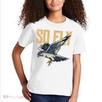 So Fly Peregrine Falcon Birding Ornithologists Kids T-Shirt thumb 2
