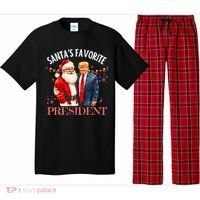SantaS Favorite President Christmas Trump 47th President Pajama Set thumb 0