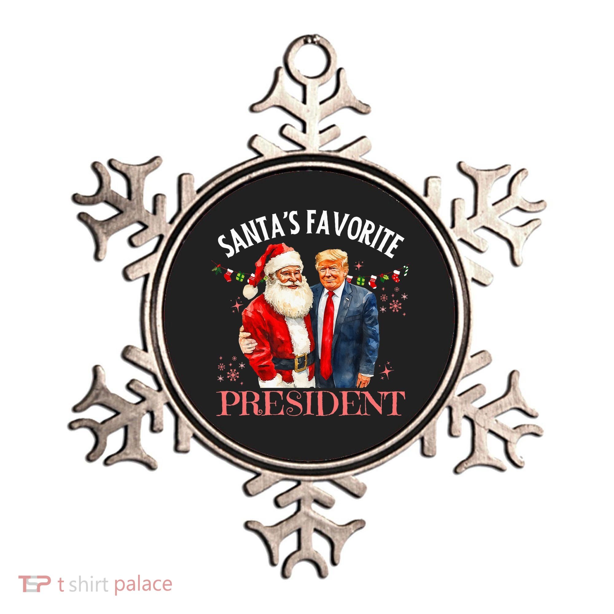 SantaS Favorite President Christmas Trump 47th President Ornament