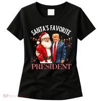 SantaS Favorite President Christmas Trump 47th President Women's T-Shirt thumb 0