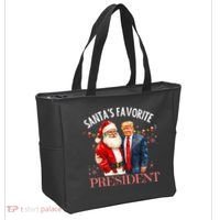 SantaS Favorite President Christmas Trump 47th President Tote Bag thumb 2
