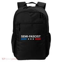Semi Fascist Funny Political Humor Biden Quotes Backpack thumb 0