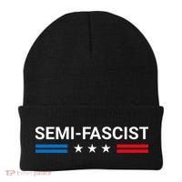 Semi Fascist Funny Political Humor Biden Quotes Beanie thumb 0