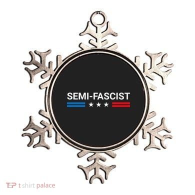 Semi Fascist Funny Political Humor Biden Quotes Ornament