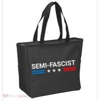 Semi Fascist Funny Political Humor Biden Quotes Tote Bag thumb 2