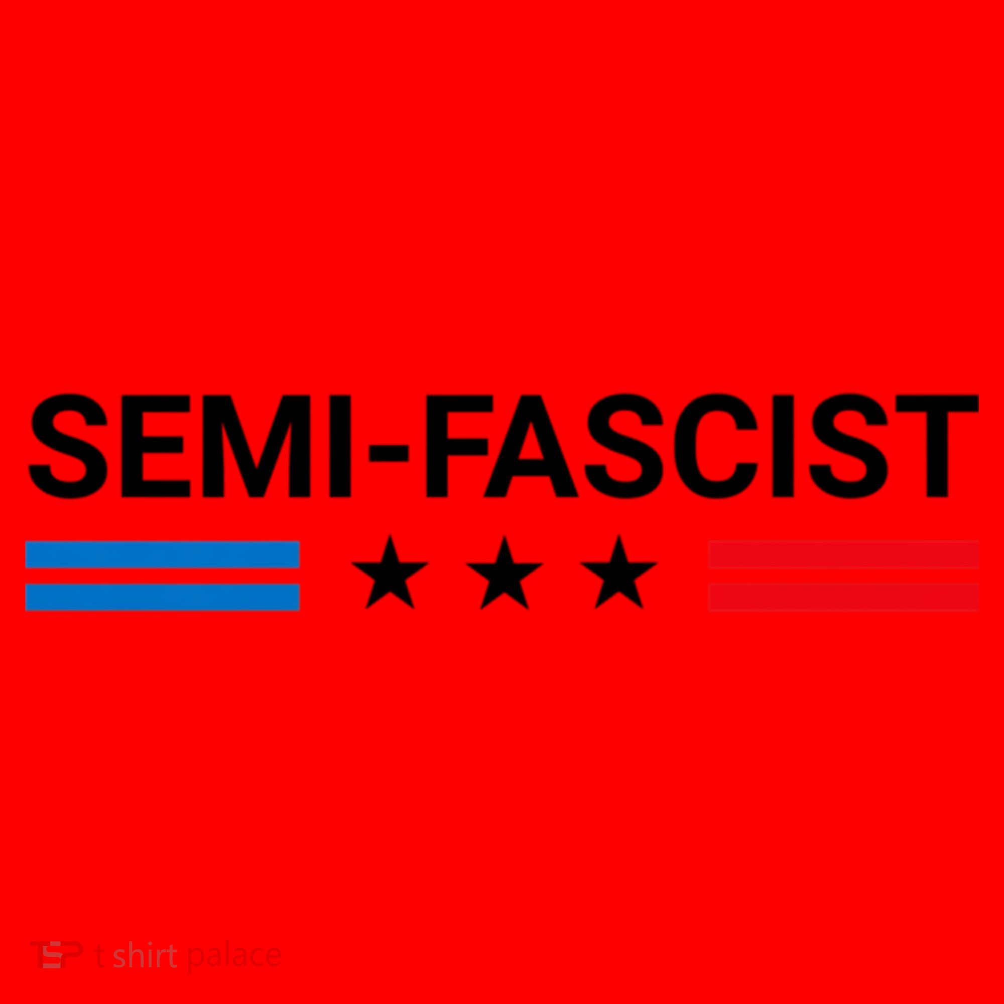 Semi Fascist Funny Political Humor Biden Quotes Santa Hat