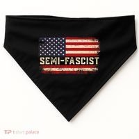 Semi Fascist Funny Political Humor Biden Quotes USA-Made Doggie Bandana thumb 0