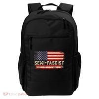 Semi Fascist Funny Political Humor Biden Quotes Backpack thumb 0