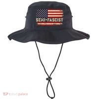 Semi Fascist Funny Political Humor Biden Quotes Bucket Hat thumb 0