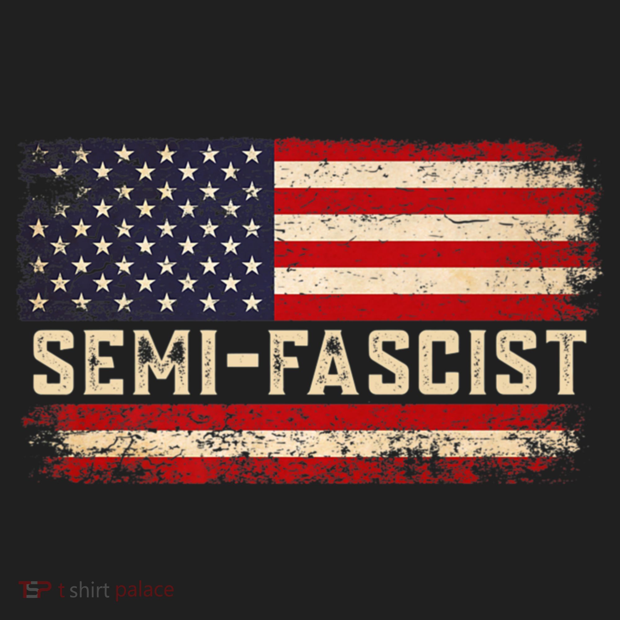 Semi Fascist Funny Political Humor Biden Quotes Golf Towel