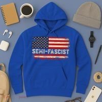 Semi Fascist Funny Political Humor Biden Quotes Hoodie thumb 3