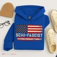 Semi Fascist Funny Political Humor Biden Quotes Hoodie thumb 4