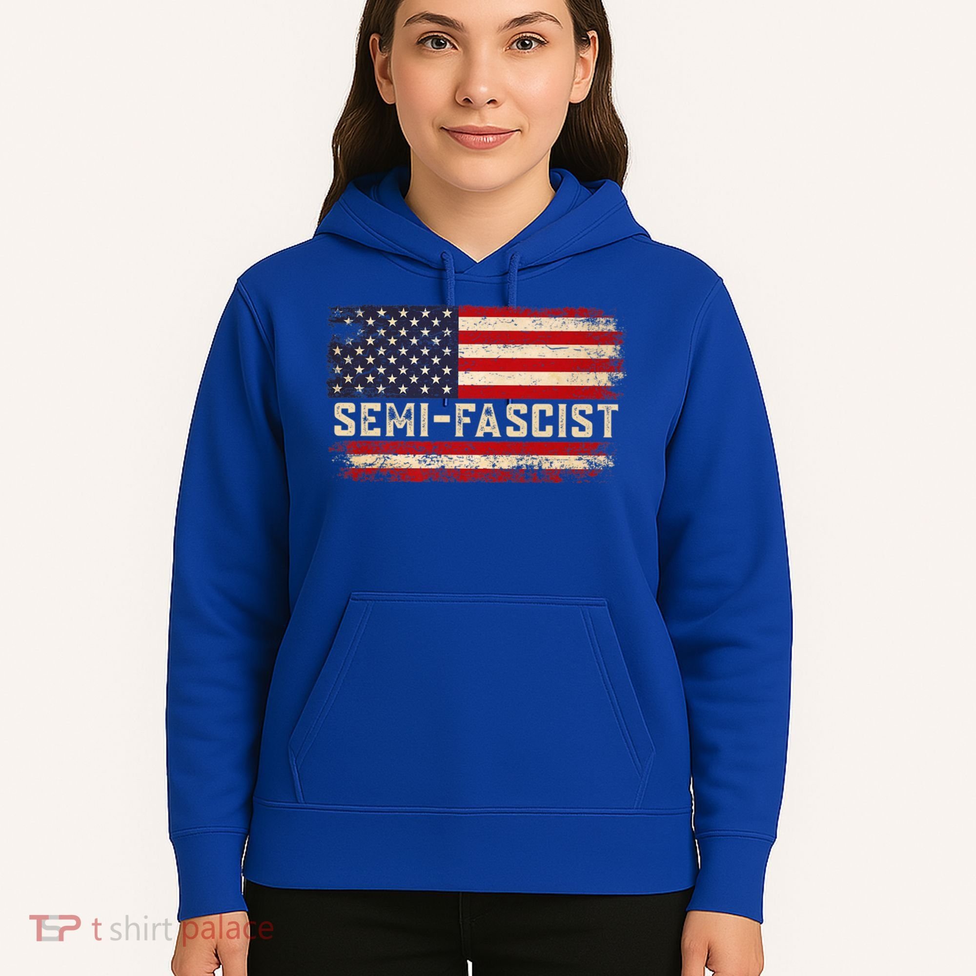 Semi Fascist Funny Political Humor Biden Quotes Hoodie