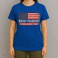 Semi Fascist Funny Political Humor Biden Quotes T-Shirt thumb 4