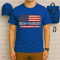 Semi Fascist Funny Political Humor Biden Quotes T-Shirt thumb 6