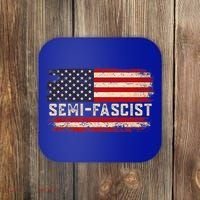 Semi Fascist Funny Political Humor Biden Quotes Coaster thumb 0