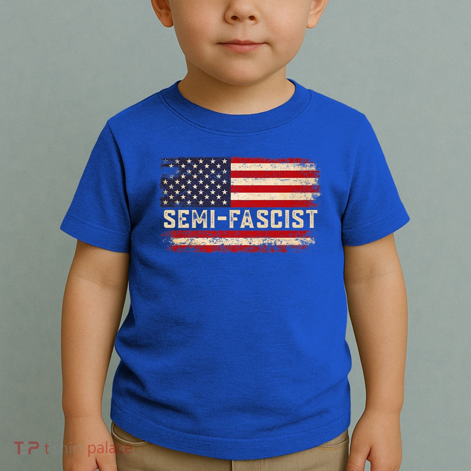 Semi Fascist Funny Political Humor Biden Quotes Toddler T-Shirt