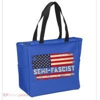 Semi Fascist Funny Political Humor Biden Quotes Tote Bag thumb 2