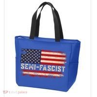 Semi Fascist Funny Political Humor Biden Quotes Tote Bag thumb 3