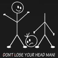 Stick Figures Pun DonT Lose Your Head Man Funny Stickman Hoodie thumb 7