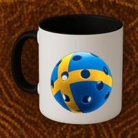 Swedish Flag Pickleball Coffee Mug thumb 2