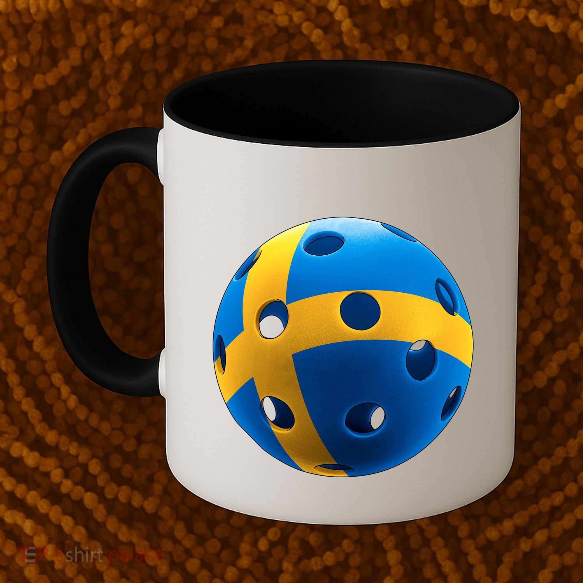 Swedish Flag Pickleball Coffee Mug