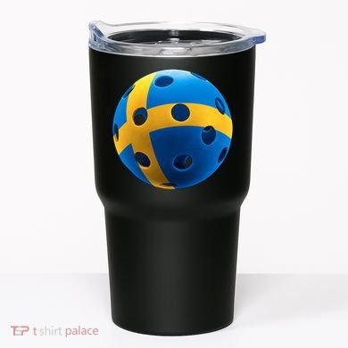 Swedish Flag Pickleball Tumbler