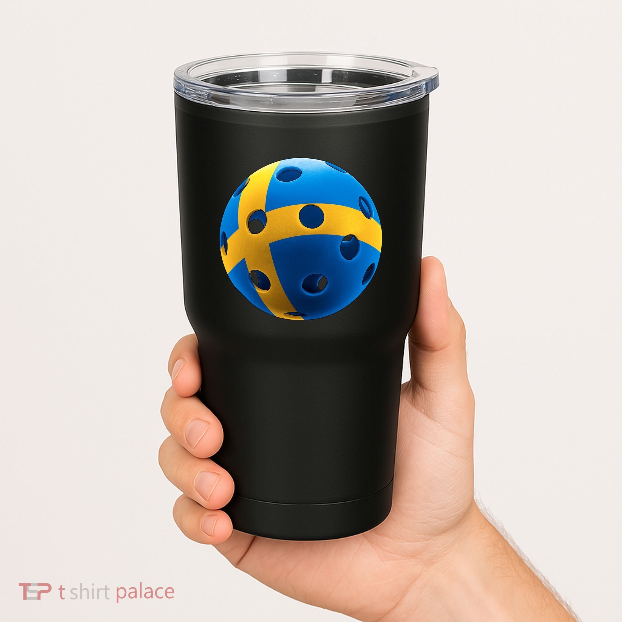 Swedish Flag Pickleball Tumbler