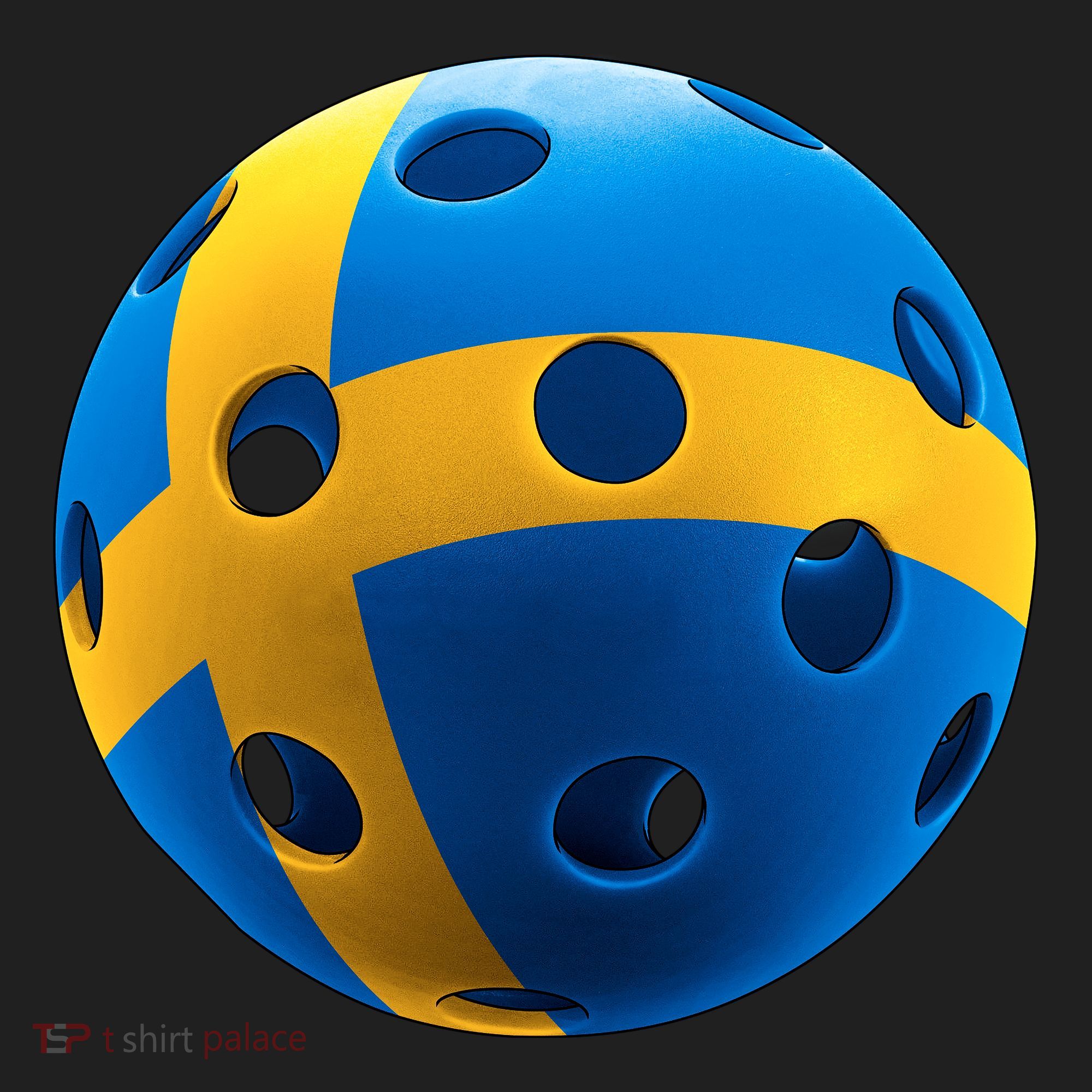Swedish Flag Pickleball Tumbler