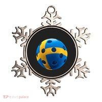 Swedish Flag Pickleball Ornament thumb 0