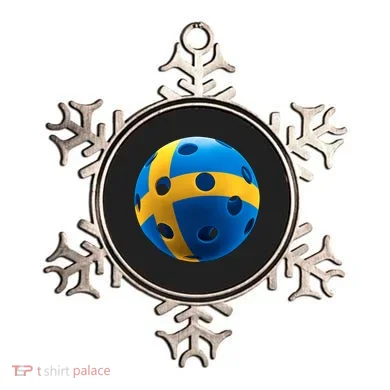 Swedish Flag Pickleball Ornament