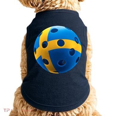Swedish Flag Pickleball Doggie Tank