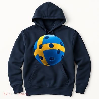 Swedish Flag Pickleball Hoodie